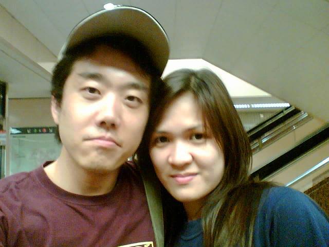 my best friend with his GF in S'pore